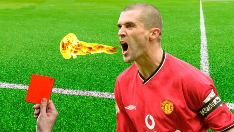Roy Keane – 13 thẻ đỏ