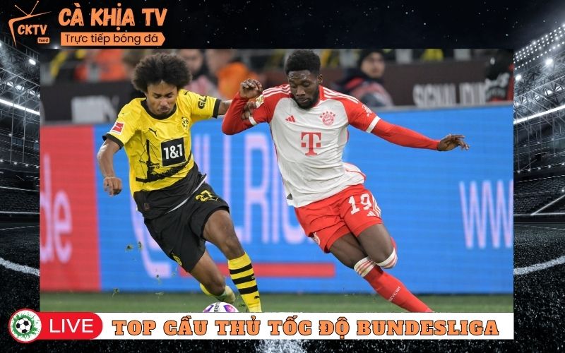 Top Cầu Thủ Tốc Độ Cao Nhất Bundesliga - Những Tia Chớp Bóng Đá